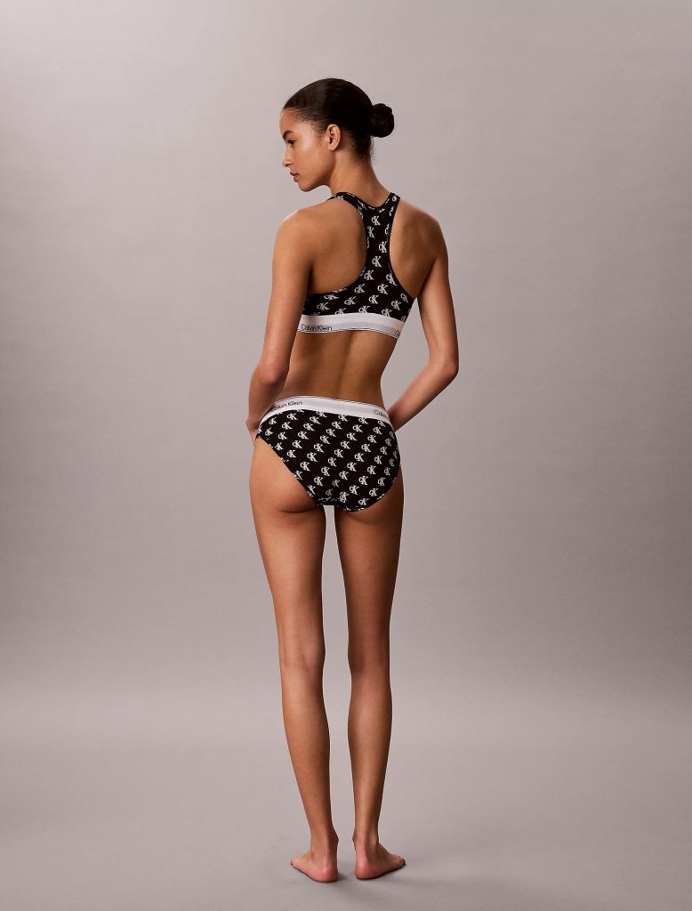 CALVİN KLEİN Astarsız Bralet - Icon Cotton Modal LV00QF8493JGJ - Siyah