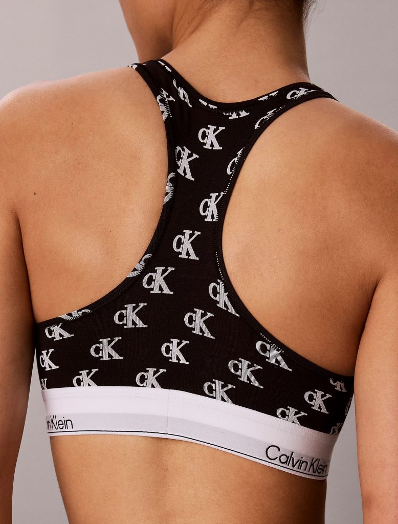 CALVİN KLEİN Astarsız Bralet - Icon Cotton Modal LV00QF8493JGJ - Siyah