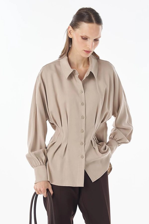 KAYRA Lyocell Pile Detaylı Tunik 11014