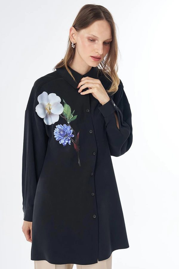 KAYRA Floral Baskı Rayon Tunik 21013